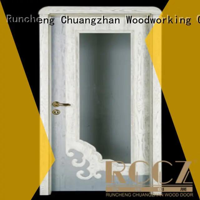 door bedroom kitchen double Runcheng Woodworking wooden door