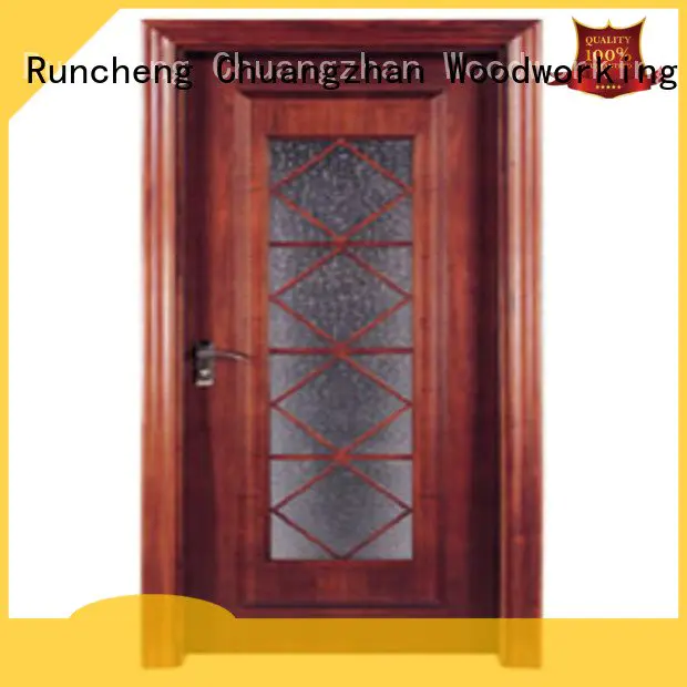 x0283 x0143 door wooden double glazed doors Runcheng Woodworking