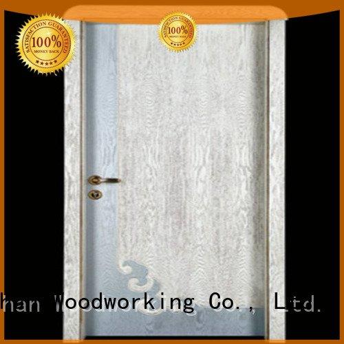Wholesale double wooden door Runcheng Woodworking Brand