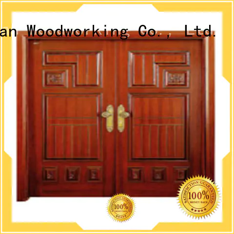 double white double doors door door Runcheng Woodworking Brand