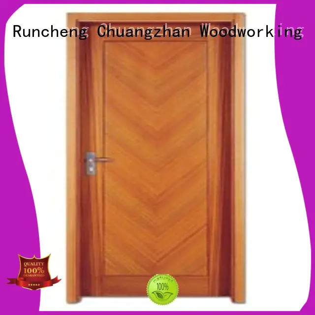 Runcheng Chuangzhan modern solid wood flush door manufacturer for hotels