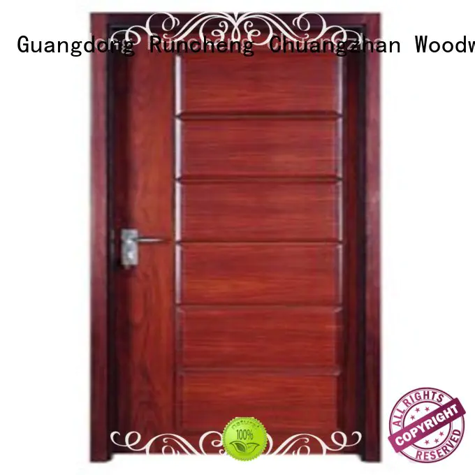Runcheng Chuangzhan popular pine wood flush door manufacturer supplier for offices