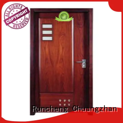 Runcheng Chuangzhan design solid wood flush door series for villas