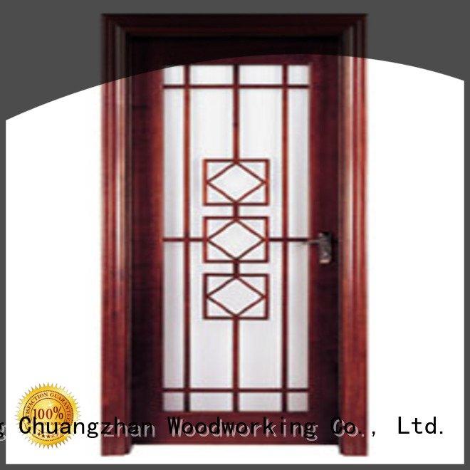 glazed door door door Runcheng Woodworking wooden double glazed doors