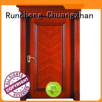 Runcheng Chuangzhan bedroom wood veneer door Supply for indoor
