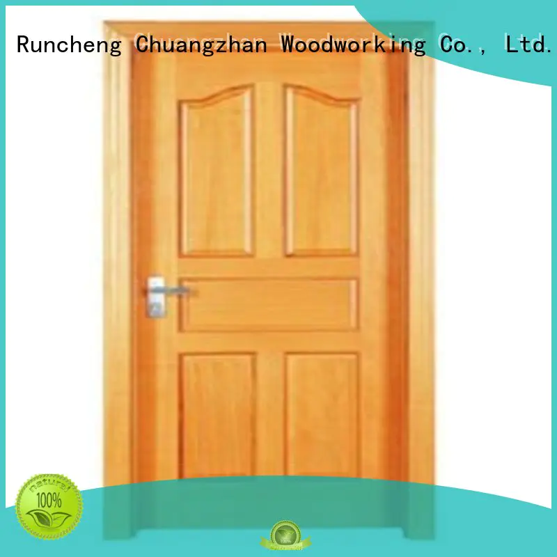 flush mdf interior wooden door durable flush Runcheng Woodworking Brand wooden flush door