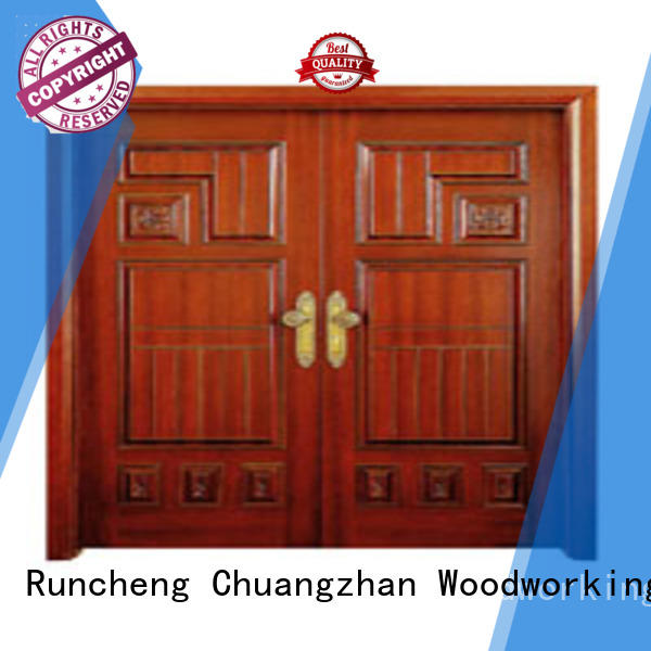 door double double white double doors Runcheng Woodworking Brand