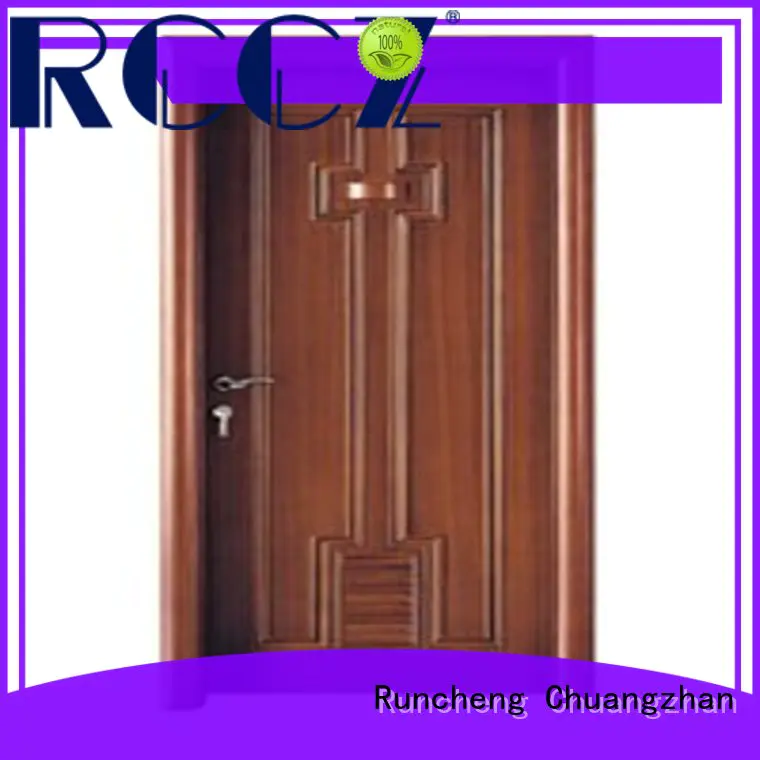 Runcheng Chuangzhan durability wooden bathroom door wholesale for indoor