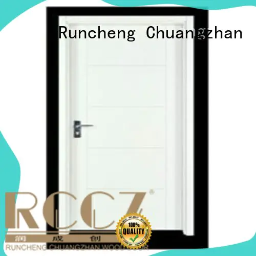 Runcheng Chuangzhan modern wooden flush door design wholesale for hotels