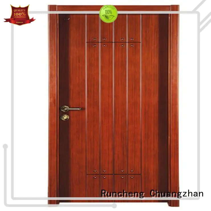 Runcheng Chuangzhan interior wooden door with solid wood for sale for indoor