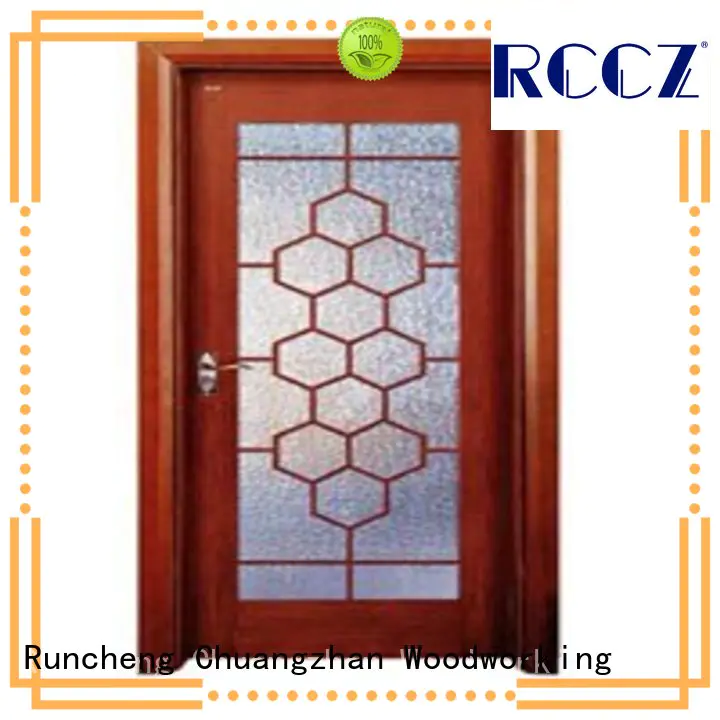 Runcheng Chuangzhan durability white glazed interior doors series for villas