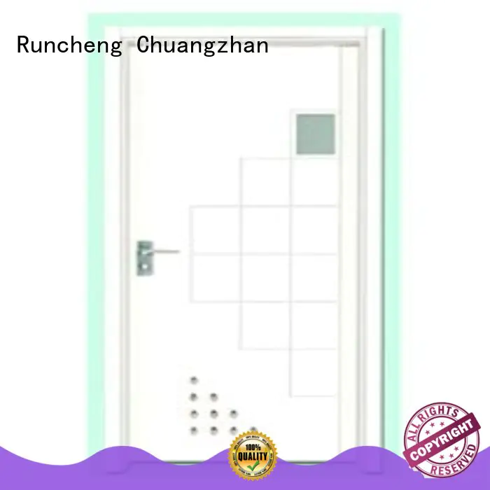 Runcheng Chuangzhan design hardwood flush door wholesale for offices