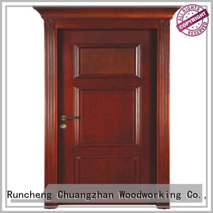 Hot solid wood bedroom composite door classic solid wood compound door kitchen Runcheng Woodworking