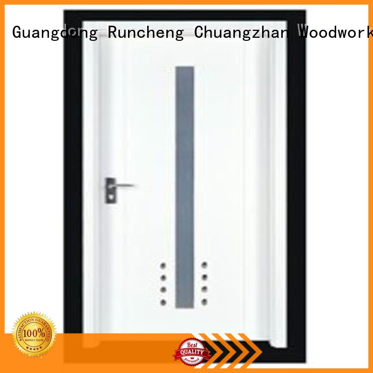 Runcheng Chuangzhan exquisite pine wood flush door manufacturer wholesale for offices