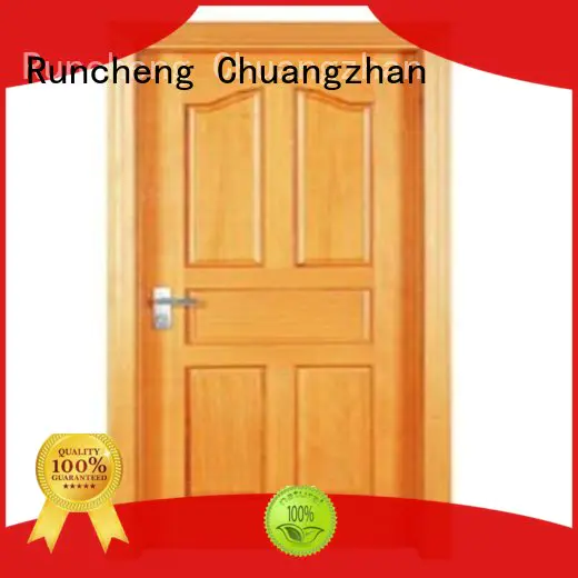 wooden flush door price list popular for hotels Runcheng Chuangzhan