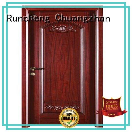 Runcheng Chuangzhan door wooden bifold doors easy installation for offices
