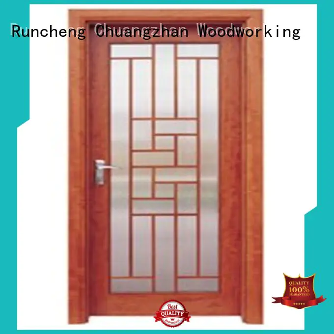 Runcheng Chuangzhan glazed white glazed interior doors wholesale for villas