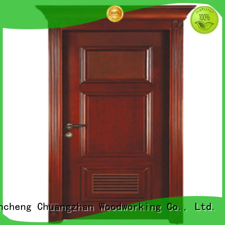 classic Runcheng Woodworking solid wood compound door
