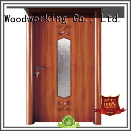 door wooden glazed front doors door glazed wooden double glazed doors Runcheng Woodworking Brand glazed
