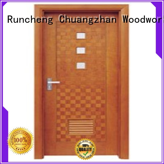 Runcheng Chuangzhan modern pine wood flush door manufacturer manufacturer for hotels