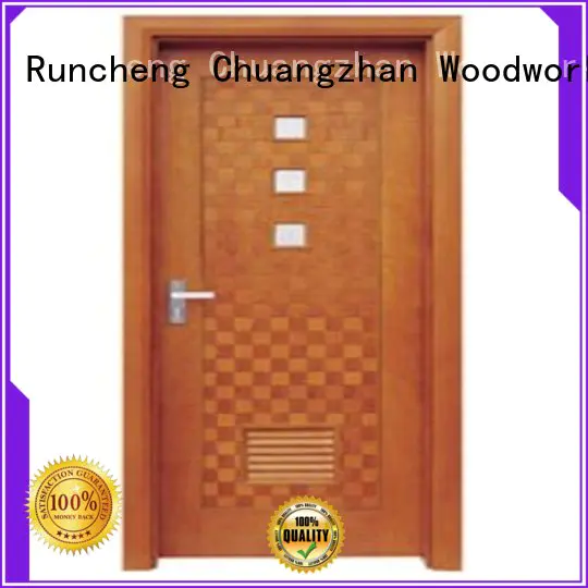 Runcheng Chuangzhan modern pine wood flush door manufacturer manufacturer for hotels