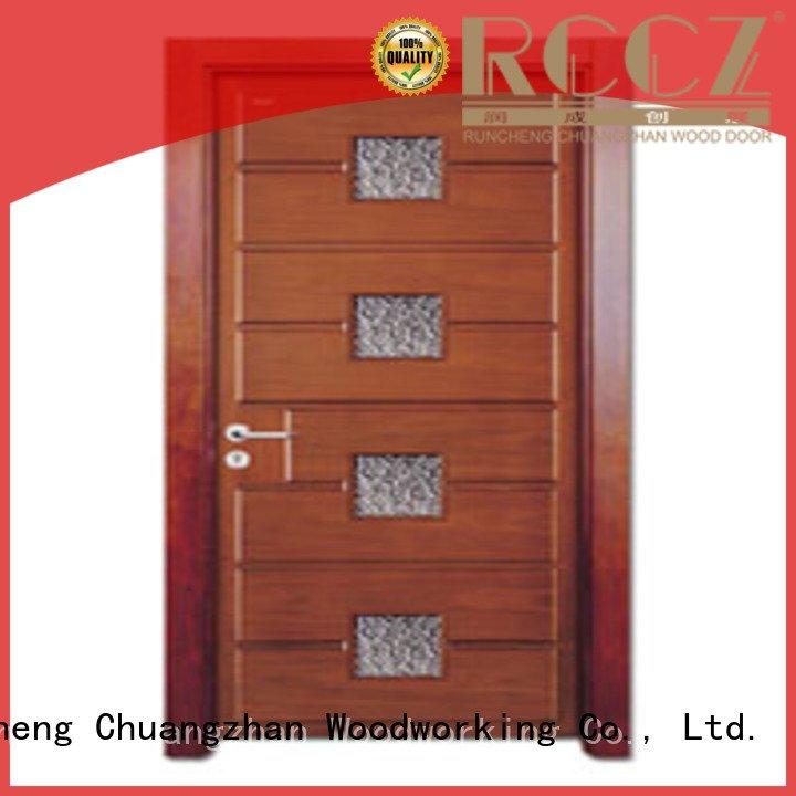 wooden glazed front doors door glazed glazed Runcheng Woodworking
