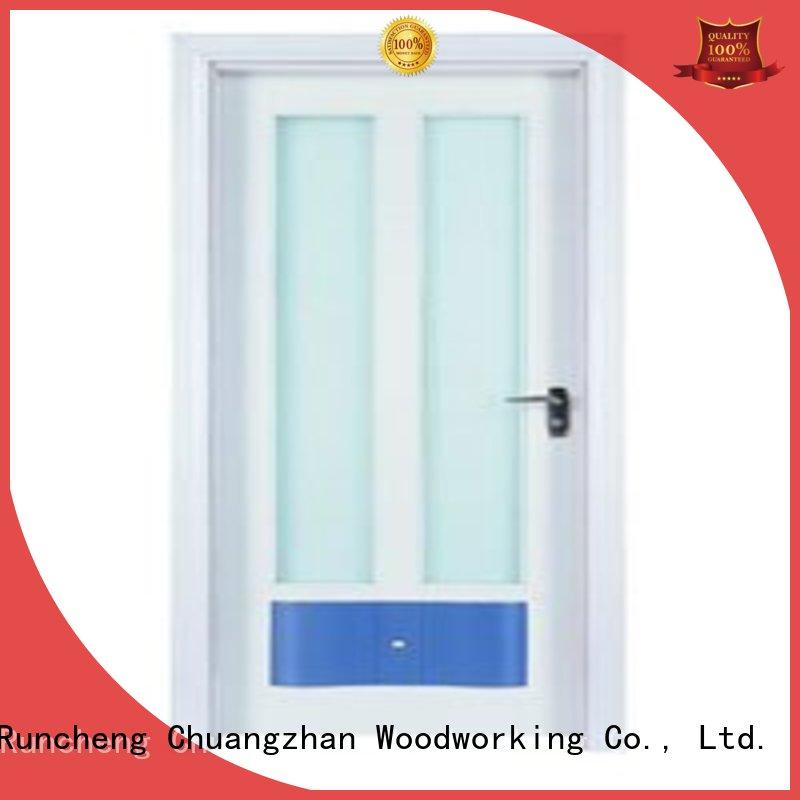 Hot hardwood glazed internal doors durable Runcheng Woodworking Brand
