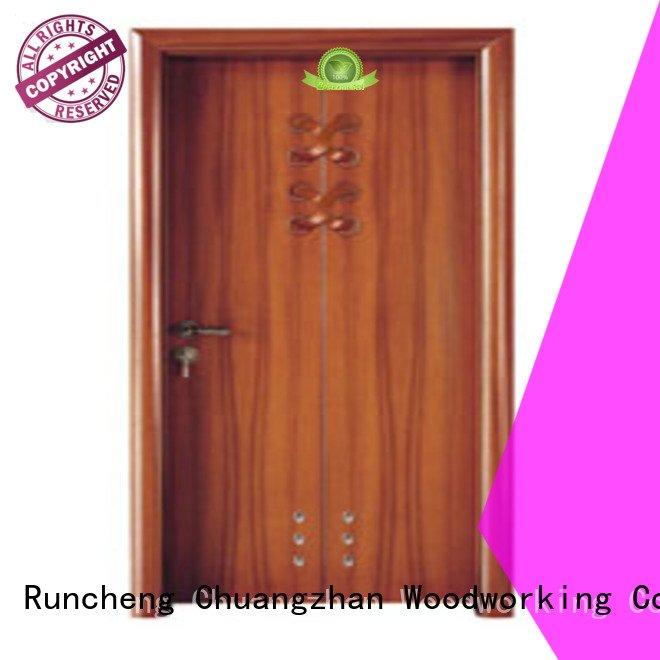composite interior doors bathroom solid wood bathroom doors door Runcheng Woodworking