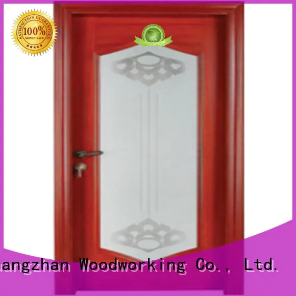 Runcheng Woodworking solid pure wooden glazed doors door wood