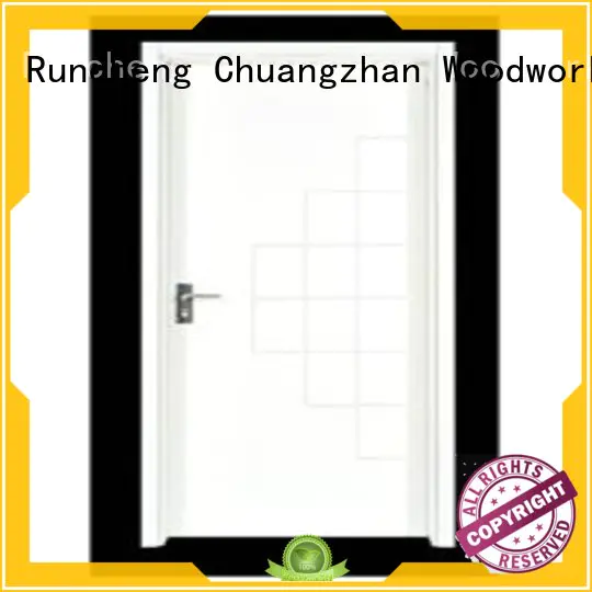 Runcheng Chuangzhan modern hardwood flush door series for hotels