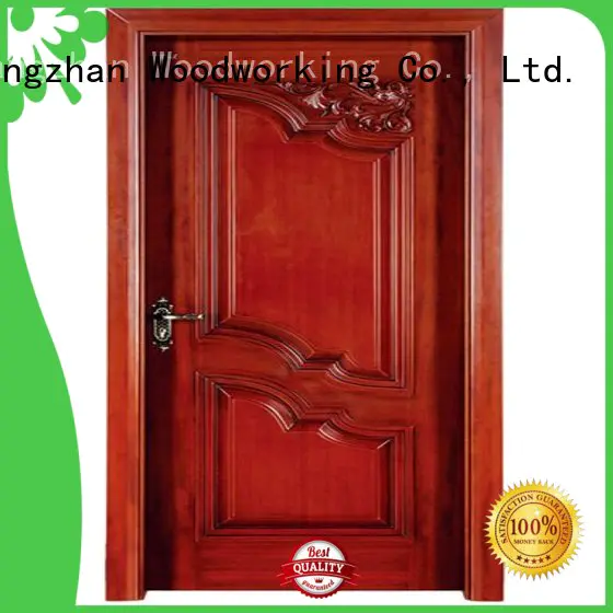 Runcheng Woodworking Brand wooden durable door interior wooden door with solid wood
