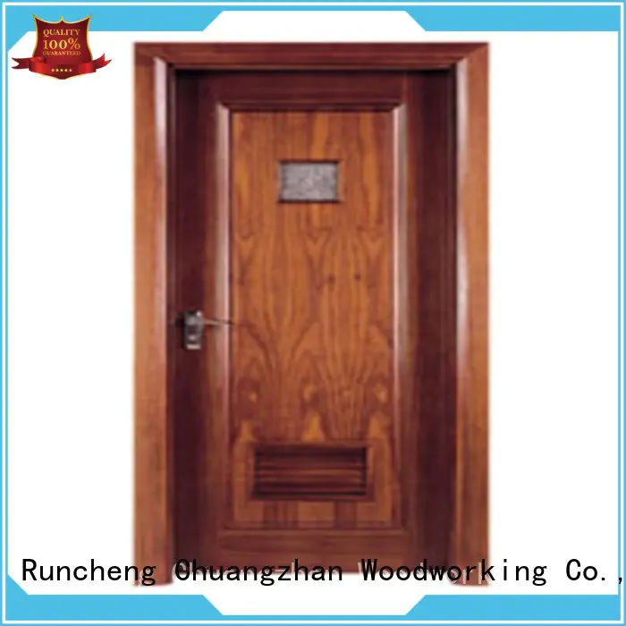 Quality flush mdf interior wooden door Runcheng Woodworking Brand pp005t2 wooden flush door