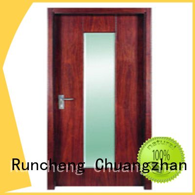 Runcheng Woodworking flush mdf interior wooden door pp0012 pp0143 pp0153 pp0122