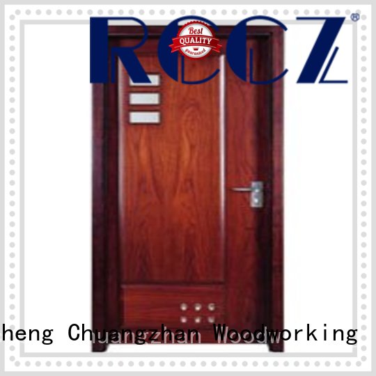 Runcheng Chuangzhan exquisite pine wood flush door manufacturer supplier for villas