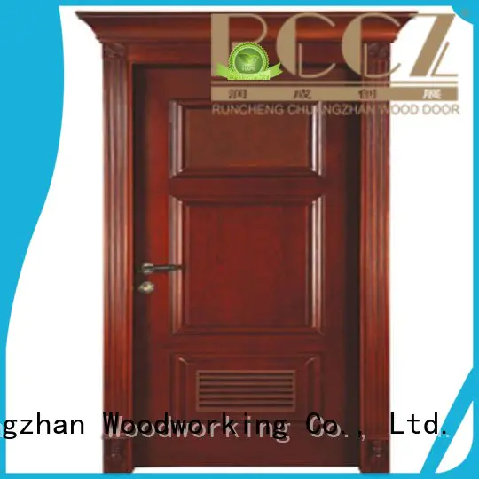 Runcheng Chuangzhan eco-friendly solid wood compound door Suppliers for offices