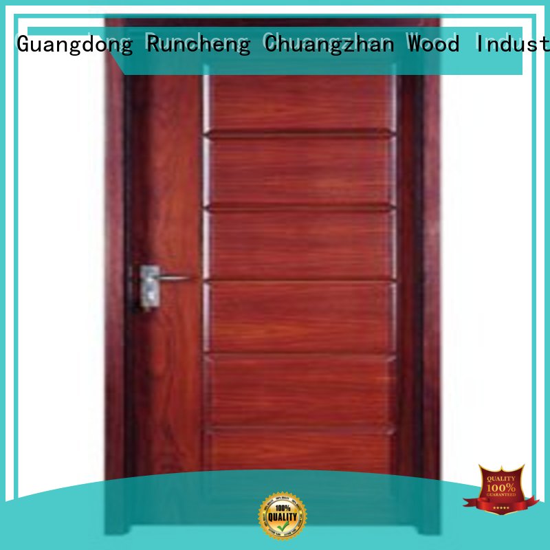 plywood flush internal doors hot selling Runcheng Chuangzhan Brand wooden flush door