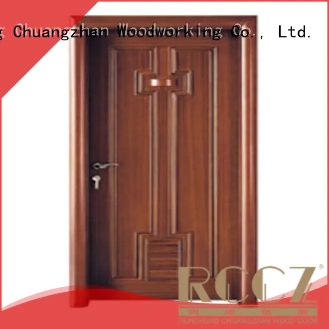 composite interior doors x0302 solid wood bathroom doors Runcheng Woodworking