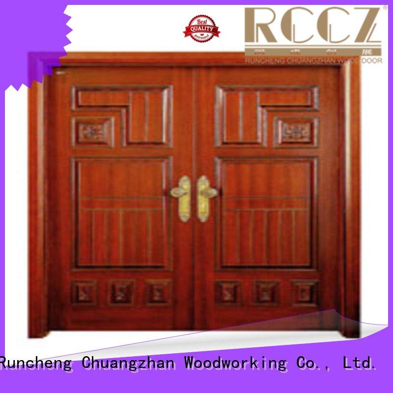 Hot interior double doors double Runcheng Woodworking Brand