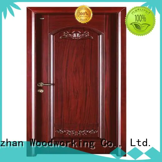 Quality Runcheng Woodworking Brand door durable interior wooden door with solid wood