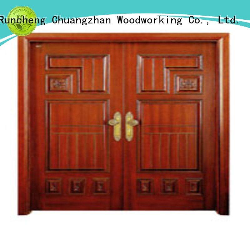 x0215 x0261 l0081 Runcheng Woodworking interior double doors