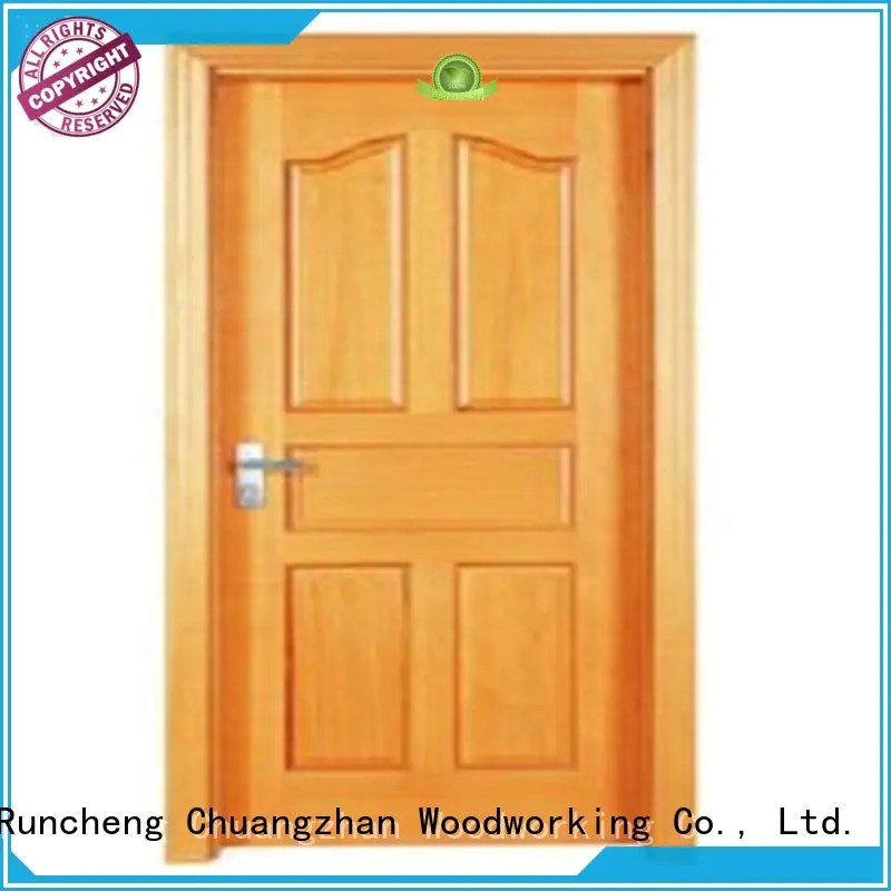 Runcheng Chuangzhan modern wooden flush door design supplier for hotels