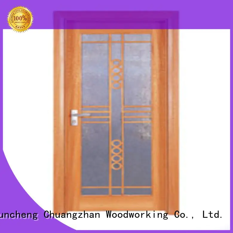 Hot wooden glazed front doors l0083 wooden double glazed doors x0183 Runcheng Woodworking