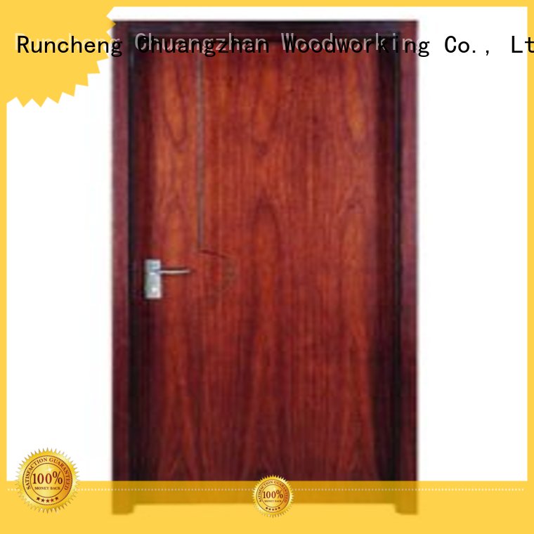 Runcheng Woodworking Brand durable hot selling flush wooden flush door manufacture