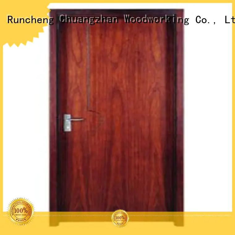 durable flush door Runcheng Woodworking Brand flush mdf interior wooden door manufacture