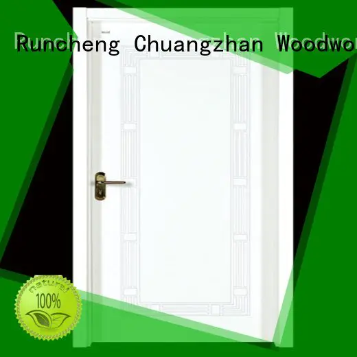 d021 s017 cheap wooden front doors Runcheng Woodworking