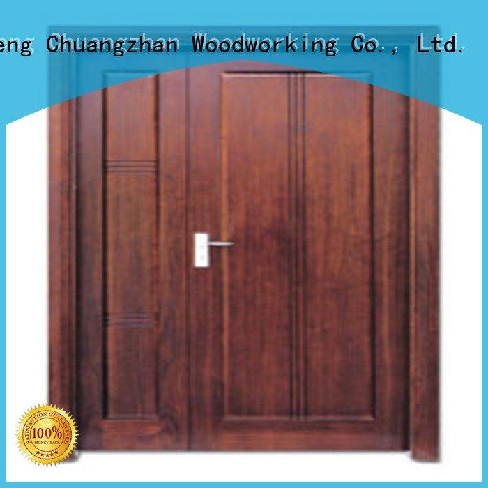 door double double white double doors Runcheng Woodworking