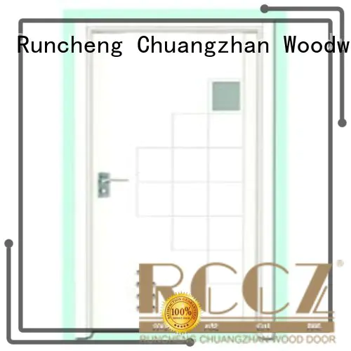 Runcheng Woodworking Brand hot selling flush durable wooden flush door manufacture