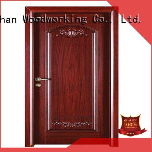 door d014 d021 pp026 Runcheng Woodworking cheap wooden front doors