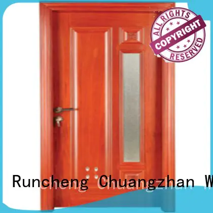 Runcheng Woodworking bathroom s0082 s0072 pvc bathroom wooden door door