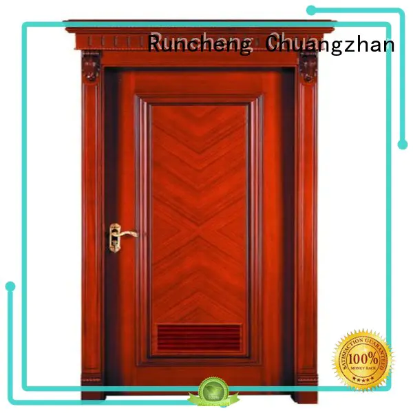 Runcheng Chuangzhan bathroom wood veneer door Suppliers for offices
